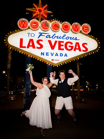 LGBTQ+ Las Vegas Strip Elopement Photography & Ceremonies
