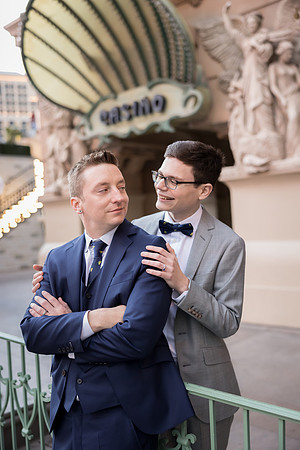 LGBTQ+ Las Vegas Strip Elopement Photography & Ceremonies