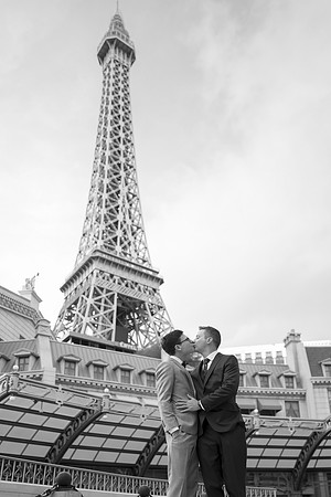 LGBTQ+ Las Vegas Strip Elopement Photography & Ceremonies