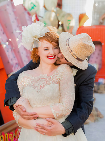 Neon Museum Wedding Photography | Las Vegas Boneyard Weddings