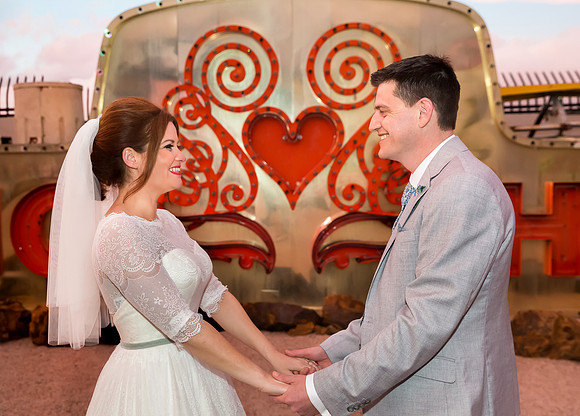 Neon Museum Wedding Photography | Las Vegas Boneyard Weddings