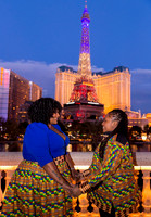 Las Vegas engagement photo shoot on the Strip by Glitter Lens Photography