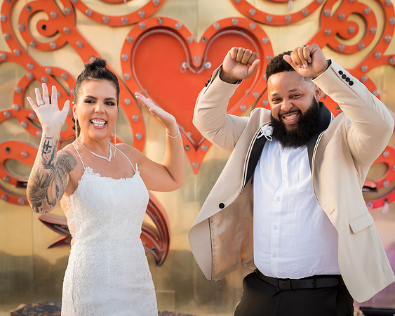 Neon Museum Wedding Photography | Las Vegas Boneyard Weddings