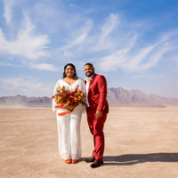 Dry Lake Bed & Desert Wedding, Elopement & Vow Renewal | Las Vegas