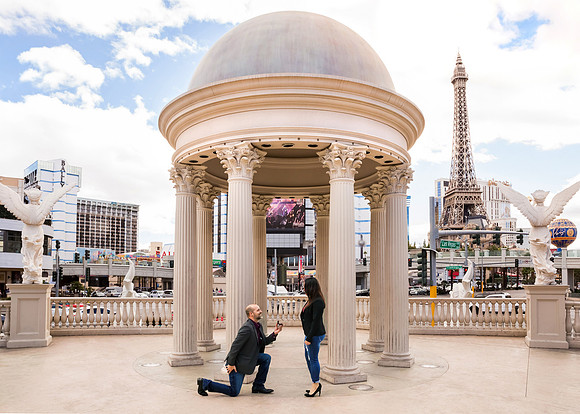 Proposal Photography | Las Vegas Strip Surprise Proposals