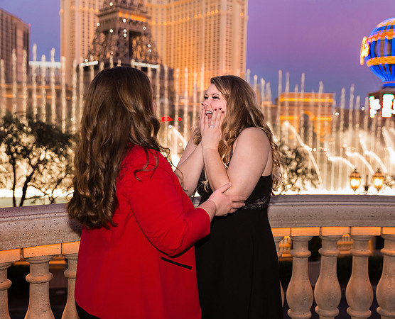 Proposal Photography | Las Vegas Strip Surprise Proposals