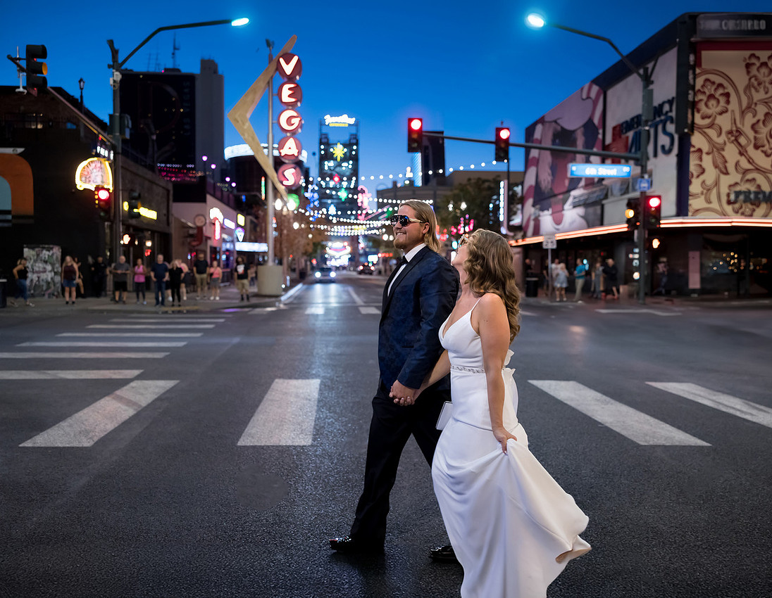 Downtown Las Vegas & Fremont Street Walking Photo Shoot