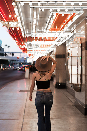 Fremont Street Chauffeured Bachelorette Photo Shoot | Downtown Las Vegas