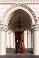 Las Vegas engagement photo shoot on the Strip by Glitter Lens Photography