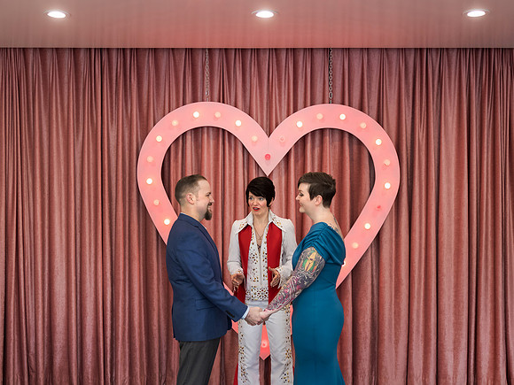 Sure Thing Chapel Wedding & Elopement Photography | Fremont East Las Vegas
