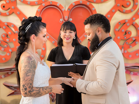 Neon Museum Wedding Photography | Las Vegas Boneyard Weddings