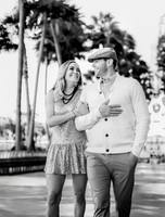 Las Vegas engagement photo shoot on the Strip by Glitter Lens Photography