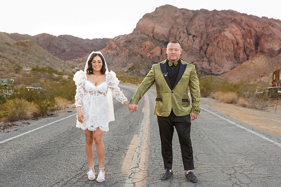 Nelson Ghost Town Open Air Chapel Wedding & Elopement | Nevada