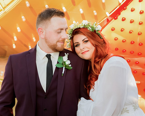 Neon Museum Wedding Photography | Las Vegas Boneyard Weddings