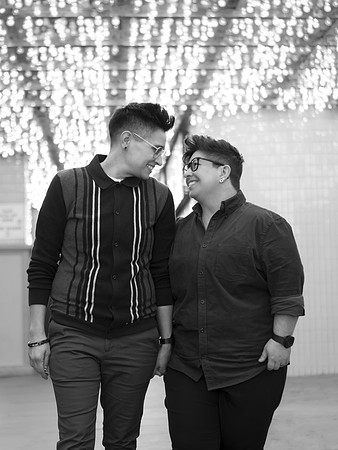 Las Vegas engagement photo shoot on the Strip by Glitter Lens Photography