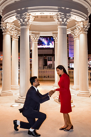 Proposal Photography | Las Vegas Strip Surprise Proposals