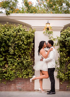 Las Vegas engagement photo shoot on the Strip by Glitter Lens Photography