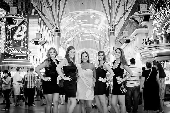 Fremont Street Chauffeured Bachelorette Photo Shoot | Downtown Las Vegas