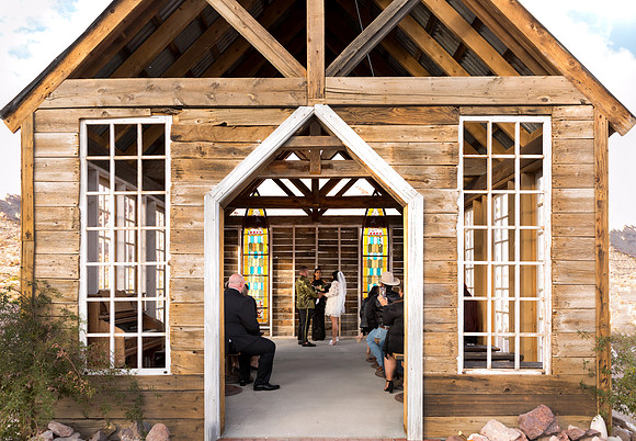 Nelson Ghost Town Open Air Chapel Wedding & Elopement | Nevada