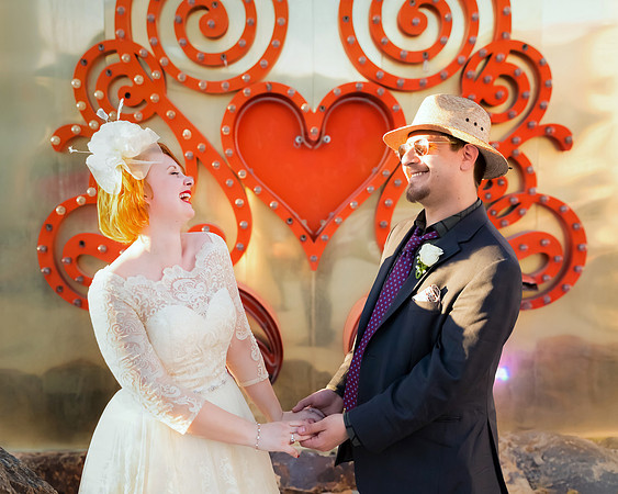 Neon Museum Wedding Photography | Las Vegas Boneyard Weddings