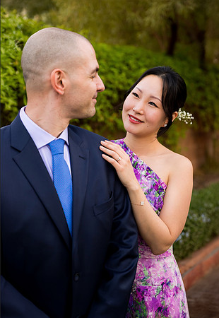 Las Vegas engagement photo shoot on the Strip by Glitter Lens Photography