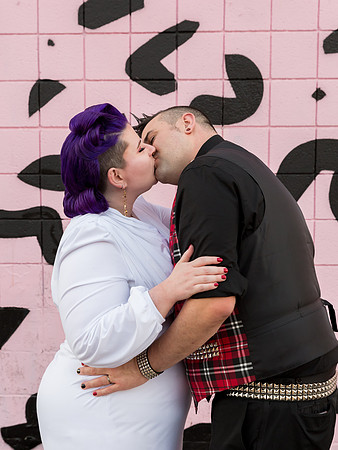 Fremont East Mural Wedding, Elopement & Vow Renewal | Downtown Las Vegas