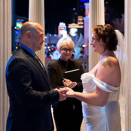 Caesars Palace Gazebo Wedding, Elopement & Vow Renewal | Las Vegas Strip