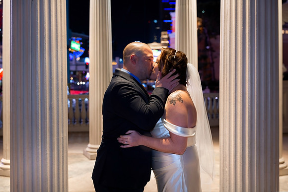 Caesars Palace Gazebo Wedding, Elopement & Vow Renewal | Las Vegas Strip