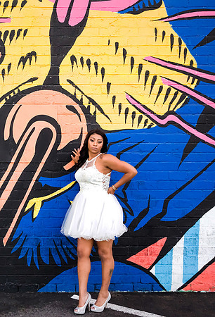 Fremont East Chauffeured Bachelorette Photo Shoot | Downtown Las Vegas