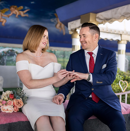 Tunnel of Love Wedding & Vow Renewal Photography | Las Vegas