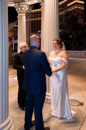 Caesars Palace Gazebo Wedding, Elopement & Vow Renewal | Las Vegas Strip