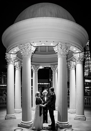 Caesars Palace Gazebo Wedding, Elopement & Vow Renewal | Las Vegas Strip