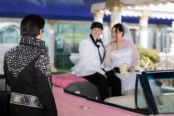 Tunnel of Love Wedding & Vow Renewal Photography | Las Vegas