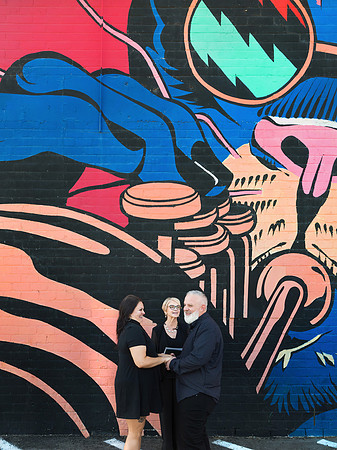 Fremont East Mural Wedding, Elopement & Vow Renewal | Downtown Las Vegas