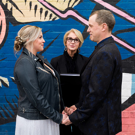 Fremont East Mural Wedding, Elopement & Vow Renewal | Downtown Las Vegas
