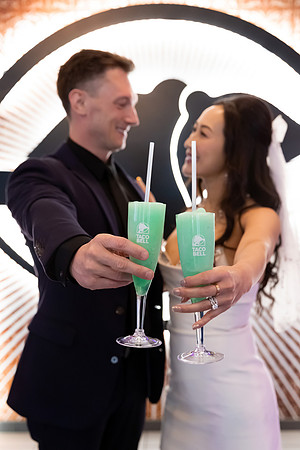 Taco Bell Cantina Wedding & Elopement Photography | Las Vegas Strip