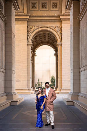 Las Vegas engagement photo shoot on the Strip by Glitter Lens Photography