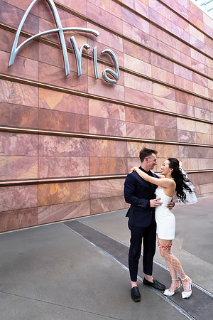ARIA Chauffeured Photo Shoot | Modern Las Vegas Strip Portraits