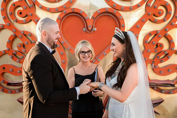 Neon Museum Wedding Photography | Las Vegas Boneyard Weddings