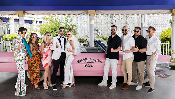Tunnel of Love Wedding & Vow Renewal Photography | Las Vegas