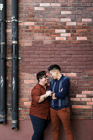 Las Vegas engagement photo shoot on the Strip by Glitter Lens Photography