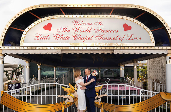 Tunnel of Love Wedding & Vow Renewal Photography | Las Vegas
