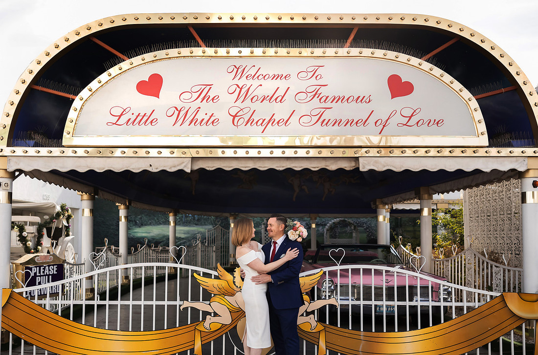 Tunnel of Love Wedding & Vow Renewal Photography | Las Vegas
