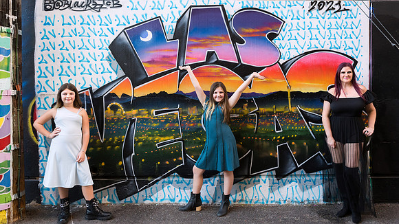 Fremont East Chauffeured Bachelorette Photo Shoot | Downtown Las Vegas