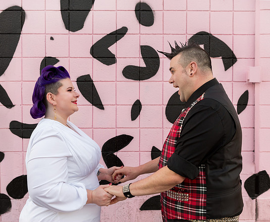 Fremont East Mural Wedding, Elopement & Vow Renewal | Downtown Las Vegas