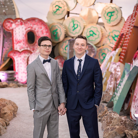 Neon Museum Wedding Photography | Las Vegas Boneyard Weddings