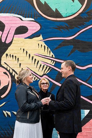 Fremont East Mural Wedding, Elopement & Vow Renewal | Downtown Las Vegas